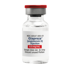 GIAPREZA® (angiotensin II) injection bottle 0.5 mg vial